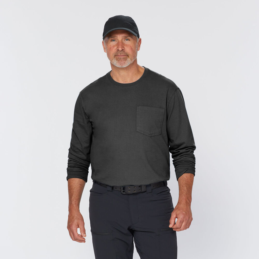 Men's Longtail T Standard Fit Long Sleeve Pocket Crew Main Image