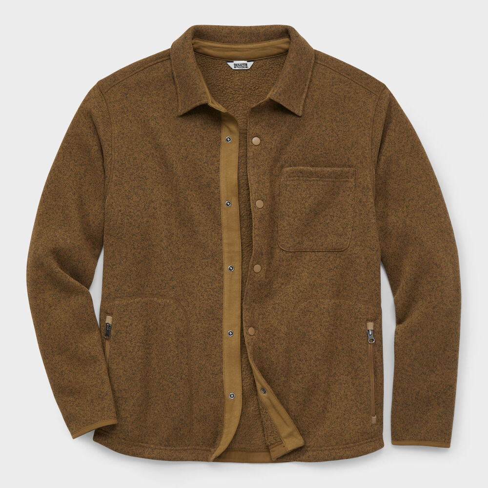 Men's Sweater Fleece Shirt Jac RKH LRG Main Image
