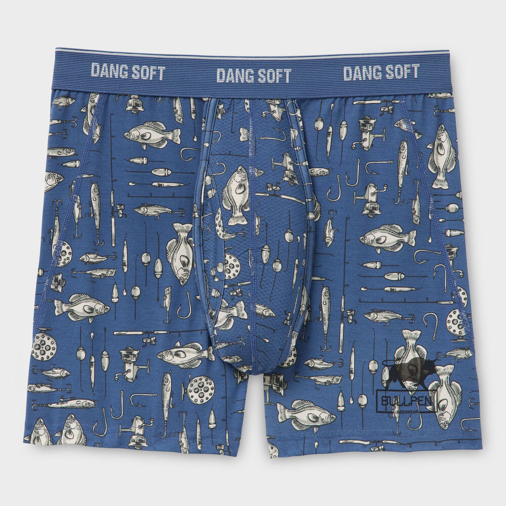 Men's Dang Soft Pattern Bullpen Boxer Briefs FSL 4XL Main Image