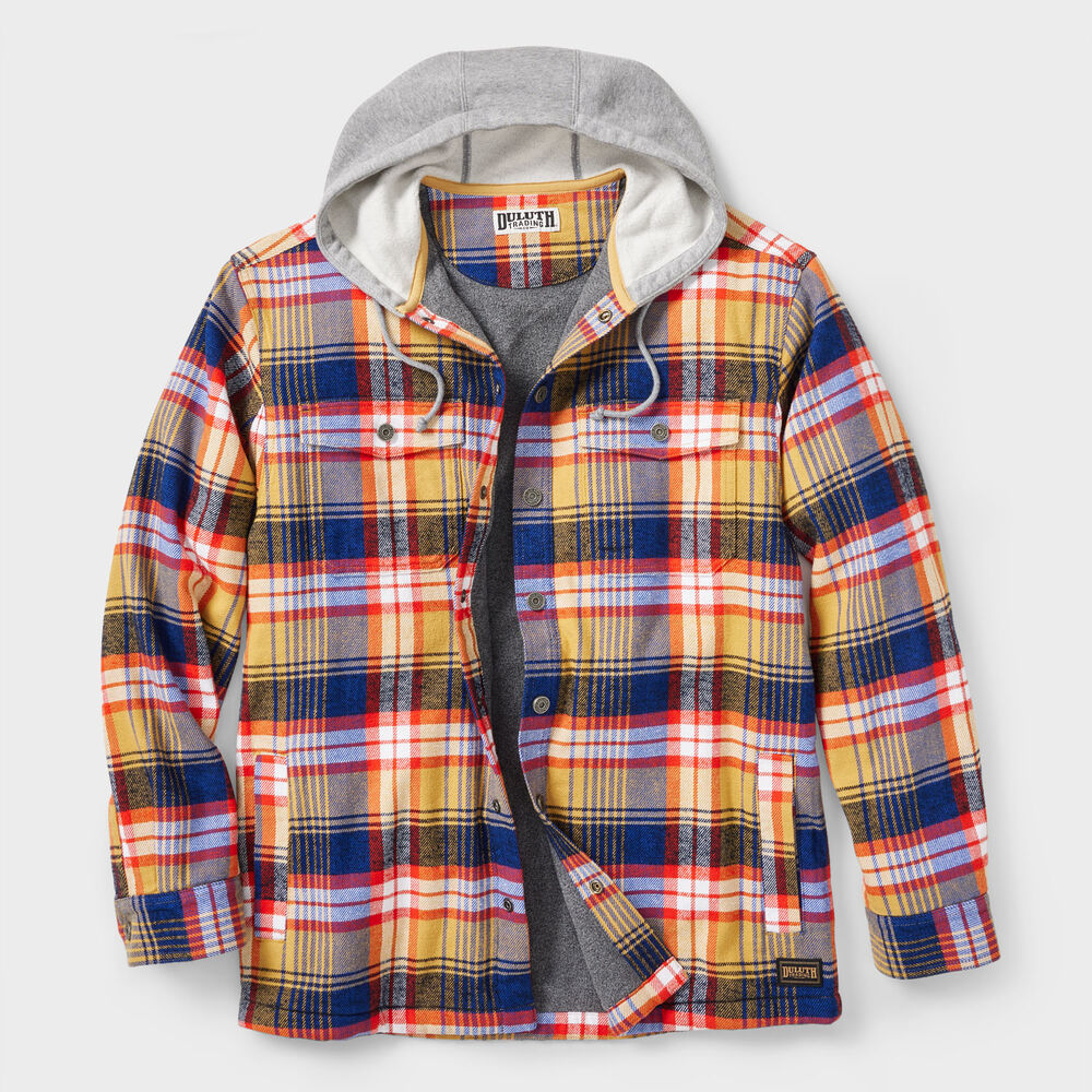 Men's Flapjack Relaxed Fit Hooded Shirt Jac Main Image