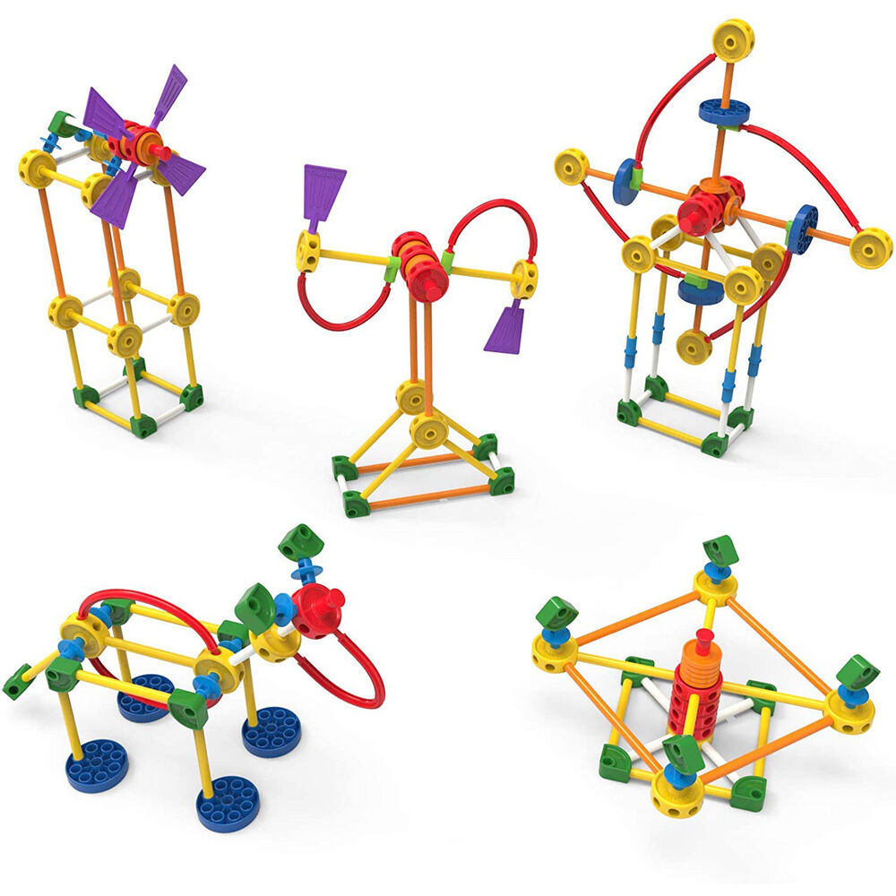 K'NEX Tinkertoy 100 Piece Set in Collectible Tin Main Image