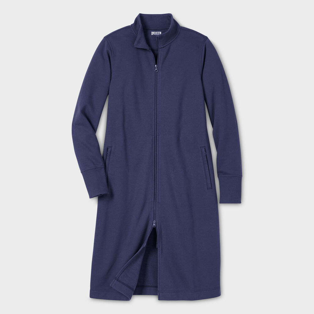 Women's Plus Souped-Up Fleece Zip Up Robe Main Image
