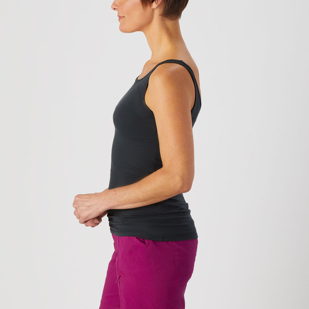 Women's No-Yank Reversible Thin Strap Tank Main Image