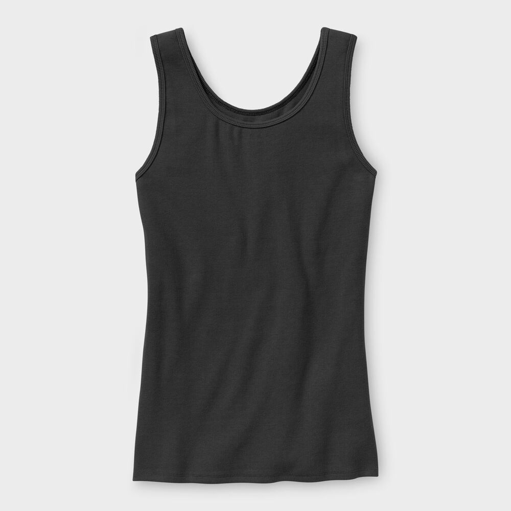 Women's No-Yank Rib Tank Main Image