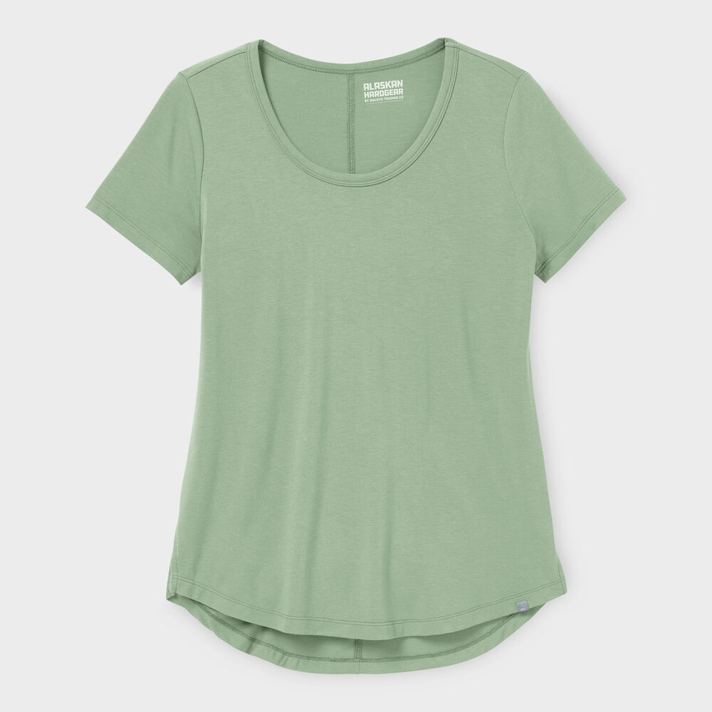 Women's Plus AKHG Renew Bamboo Short Sleeve Tee Main Image