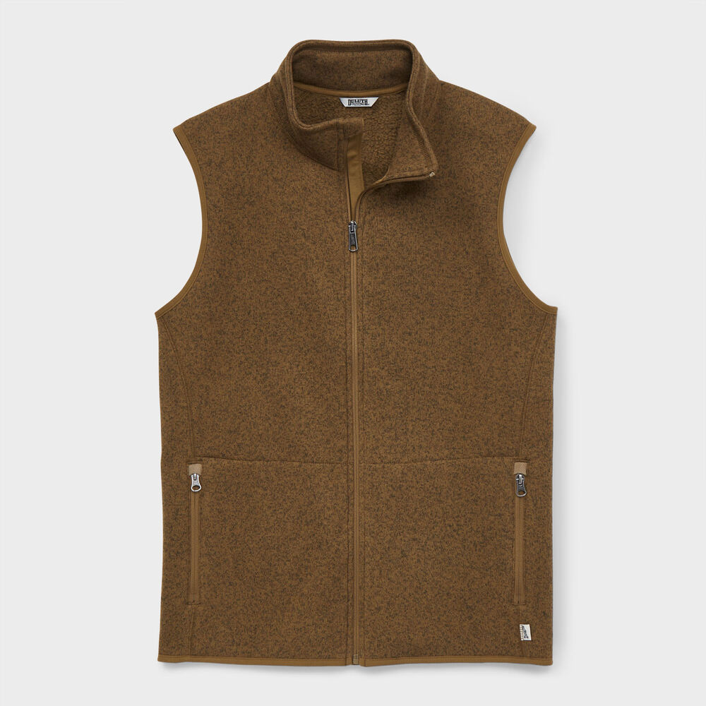 Men's Sweater Fleece Zip Vest RKH LRG Main Image