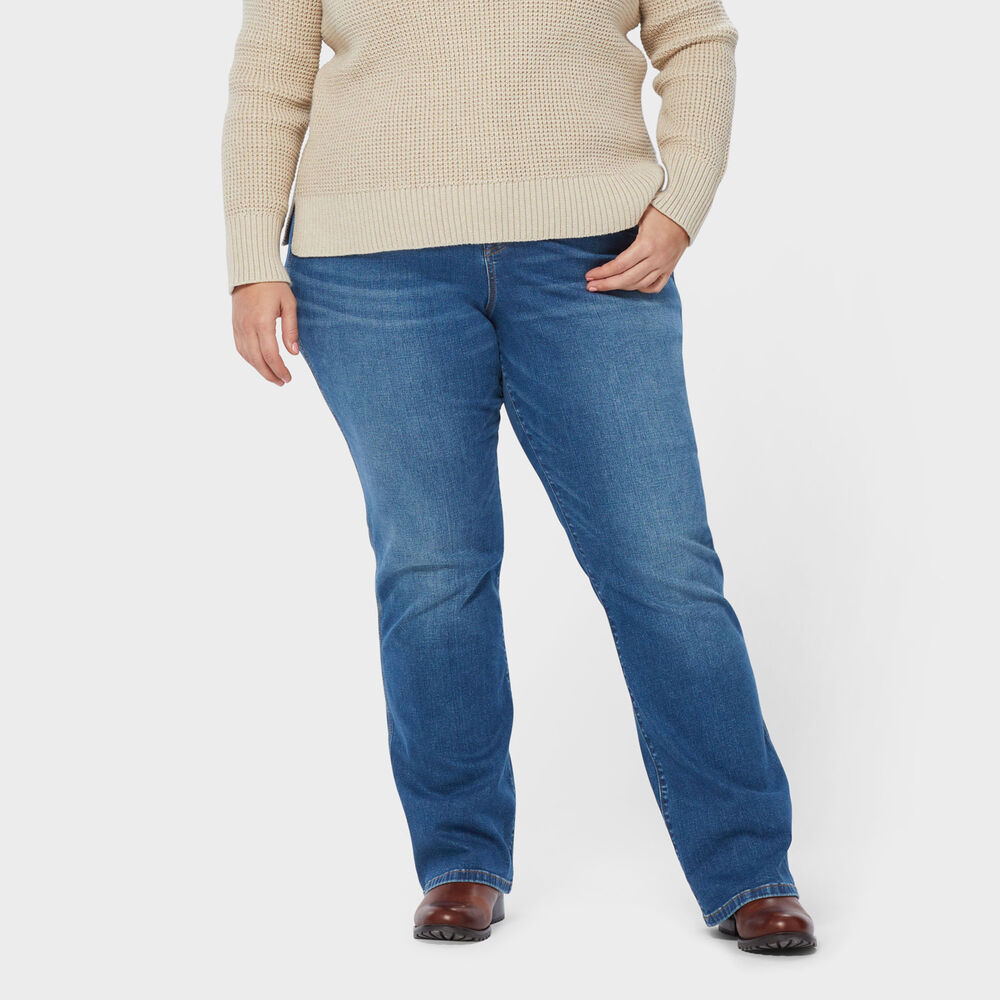 Women's Plus Asset Management Mid-Rise Bootcut Jeans Main Image