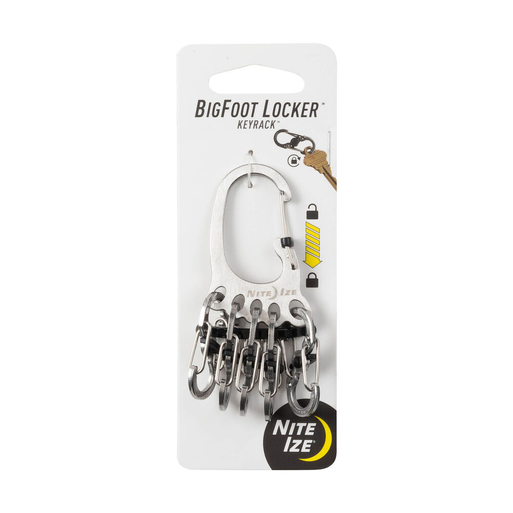 NiteIze BigFoot Locker KeyRack Stainless Main Image