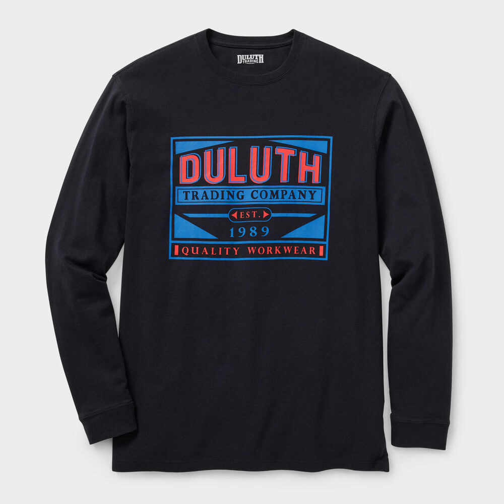 Men's Longtail T Relaxed Fit LS Logo T-Shirt Main Image
