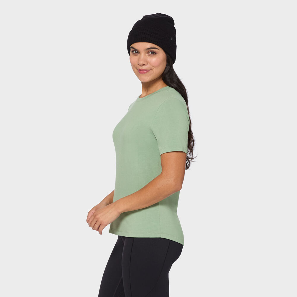 Women's AKHG Renew Bamboo Crewneck Short Sleeve Tee Main Image