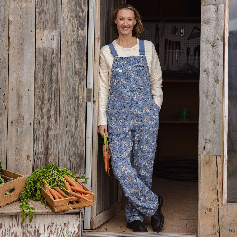Women's Heirloom Gardening Lined Bib Overalls Main Image