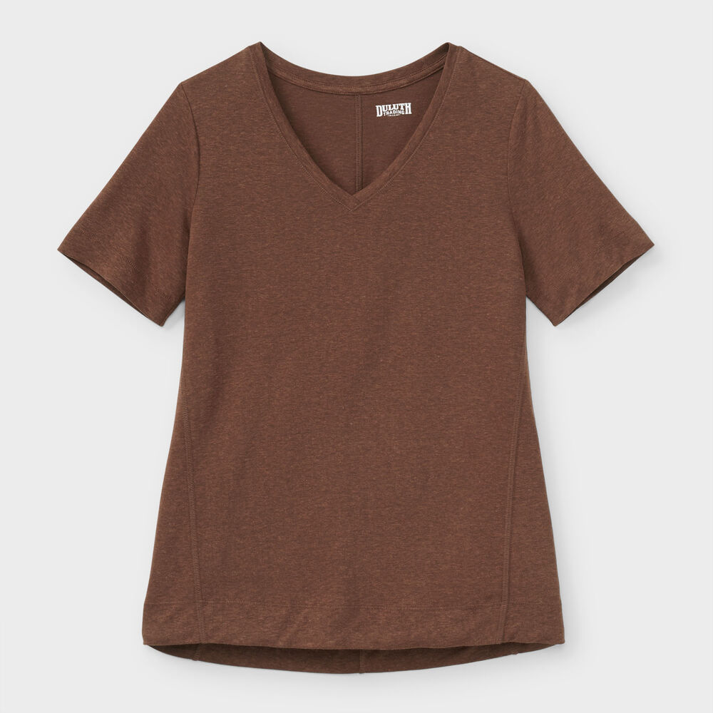 Women's Hemp Knit Short Sleeve Tee Main Image
