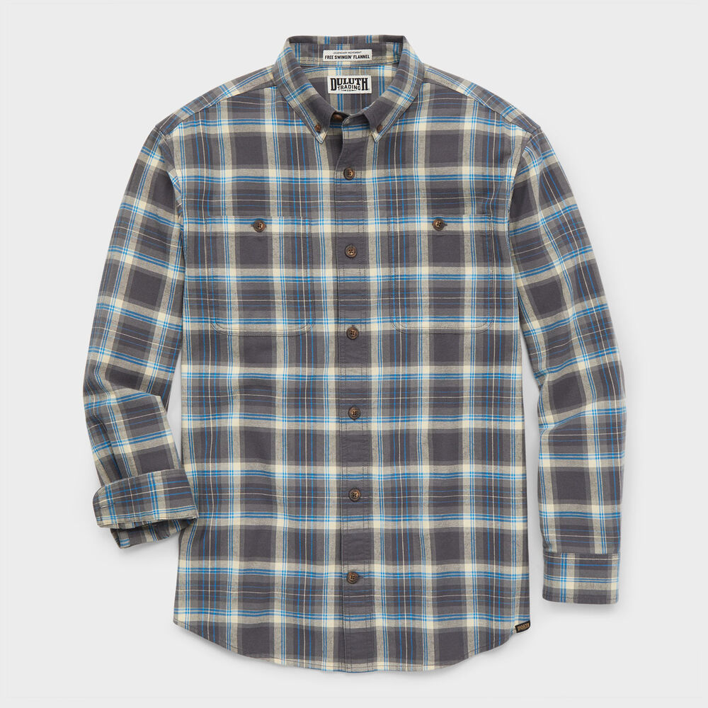 Men's Free Swingin' Flannel Relaxed Fit Shirt Main Image