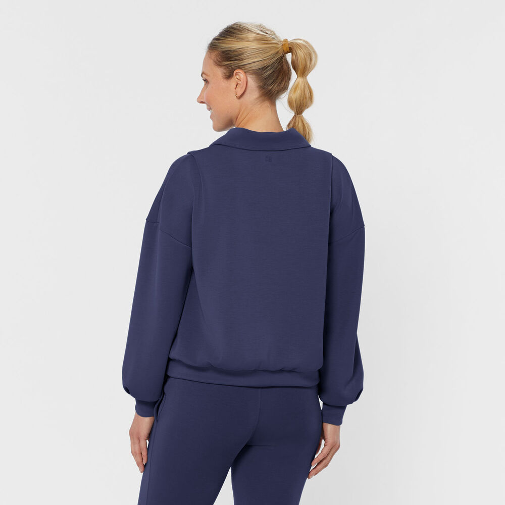 Women's AKHG After Sweat Funnelneck Half-Zip Main Image