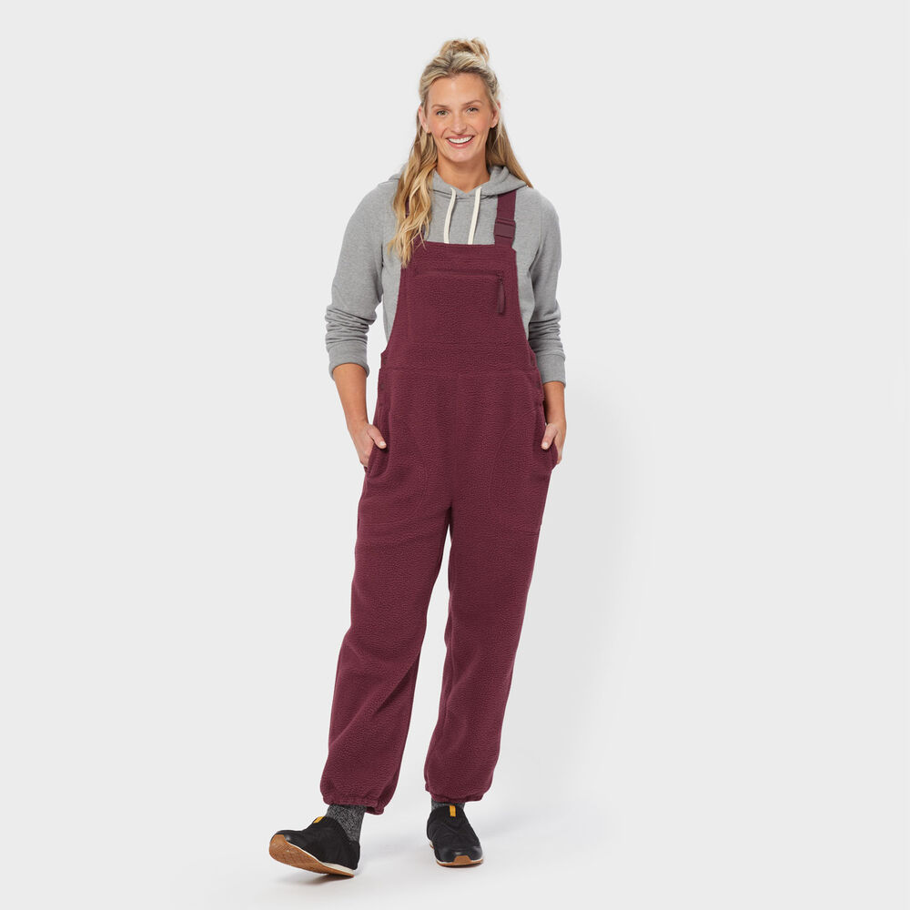 Women's Pile Hi Fleece Overalls Main Image