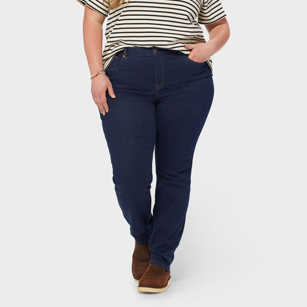Women's Plus Asset Management  Mid-Rise Slim Leg Jeans Main Image