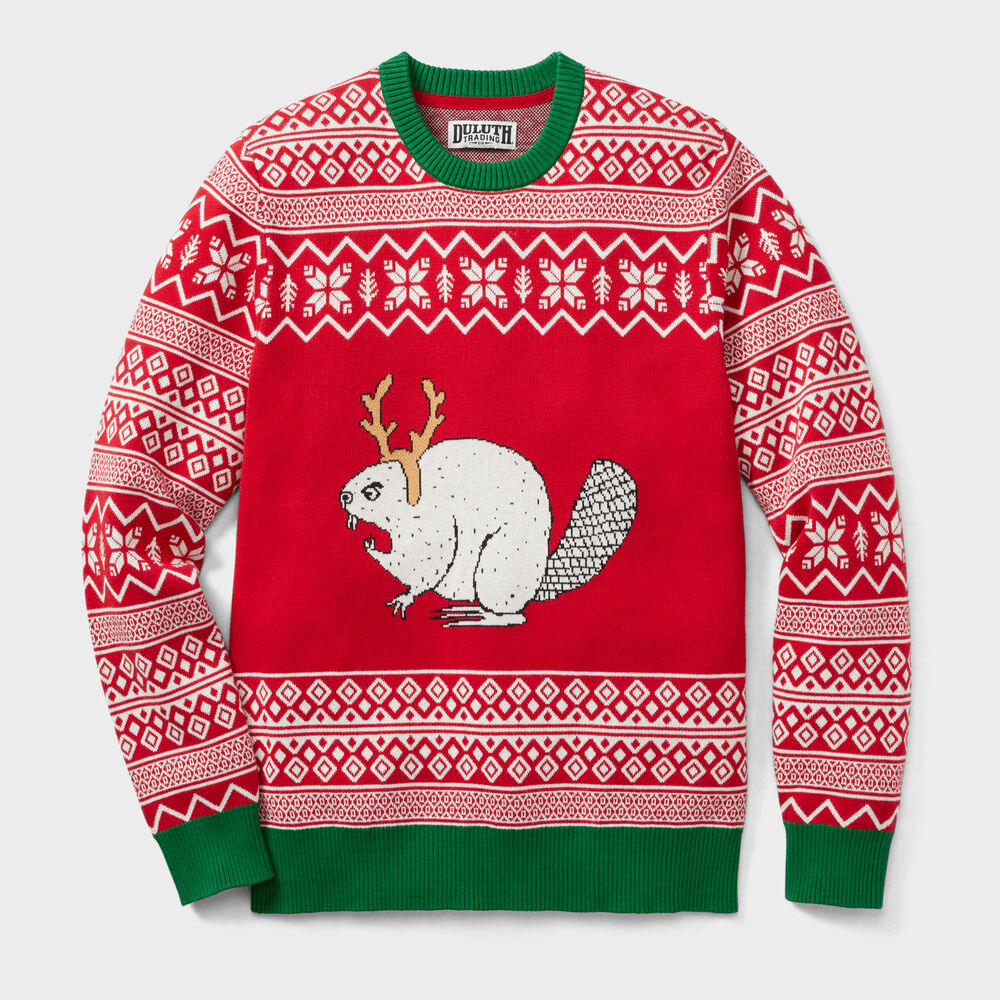 Men's Ugly Beaver Fair Isle Crew Sweater Main Image