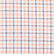White Orange Navy Tattersall