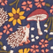 Dusk Blue Fall Hedgehog