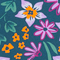 Purple Floral