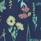 Navy Wildflowers & Bees