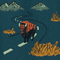 Duluth Bison Print